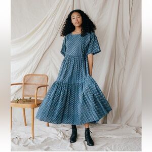 Christy Dawn Theo in Indigo Petunia Dot